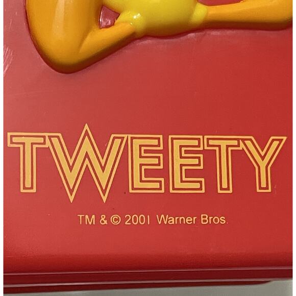 2001‎ Shakespeare Tweety Bird Kids Mini Tackle Box Red Two-Sided Compartments - Picture 6 of 11